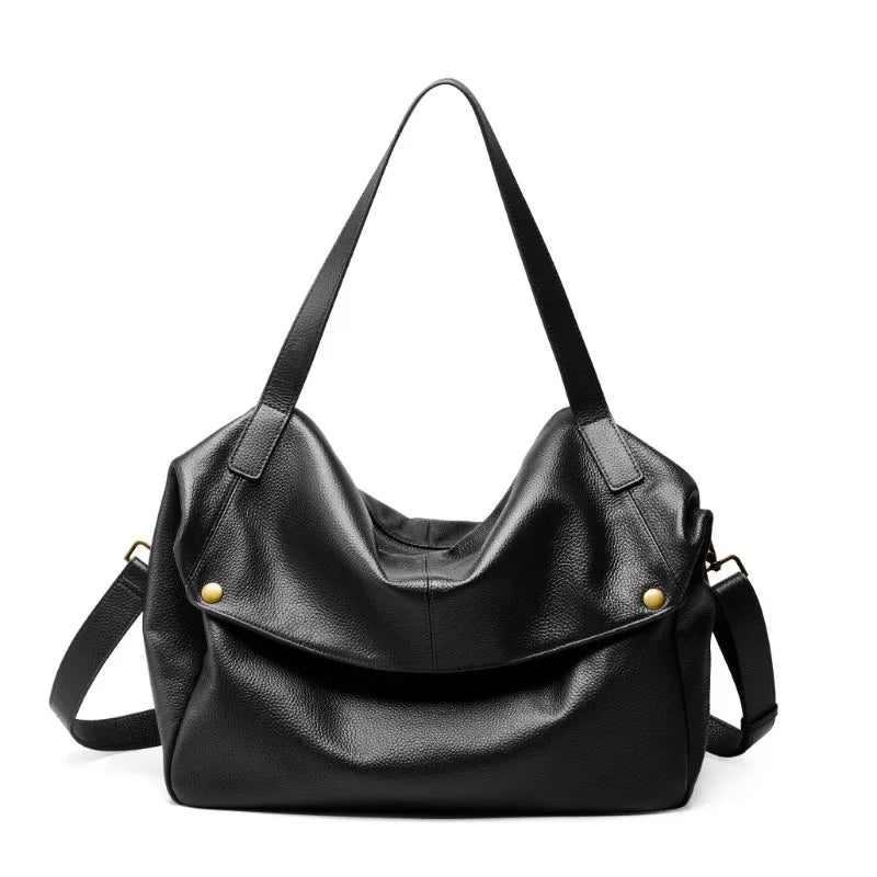 Milano Leather Shoulder Tote