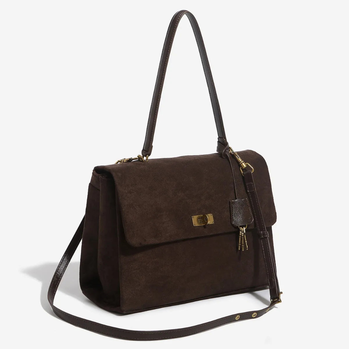 Crossbody Commuter in Camoscio