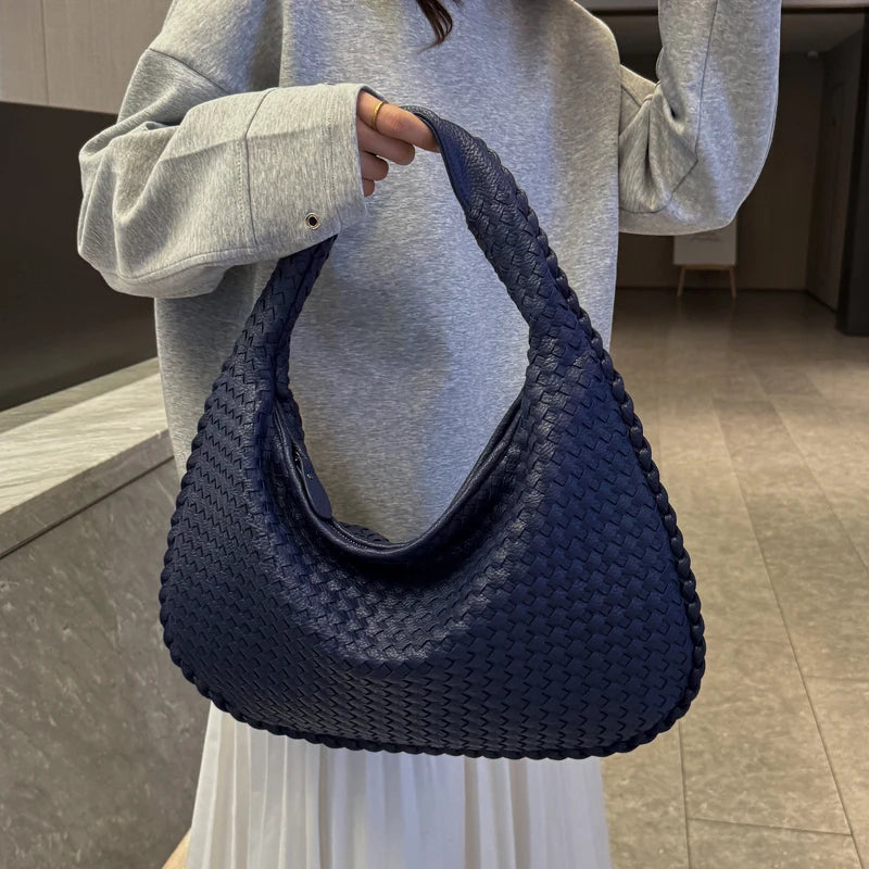 Woven PU Hobo