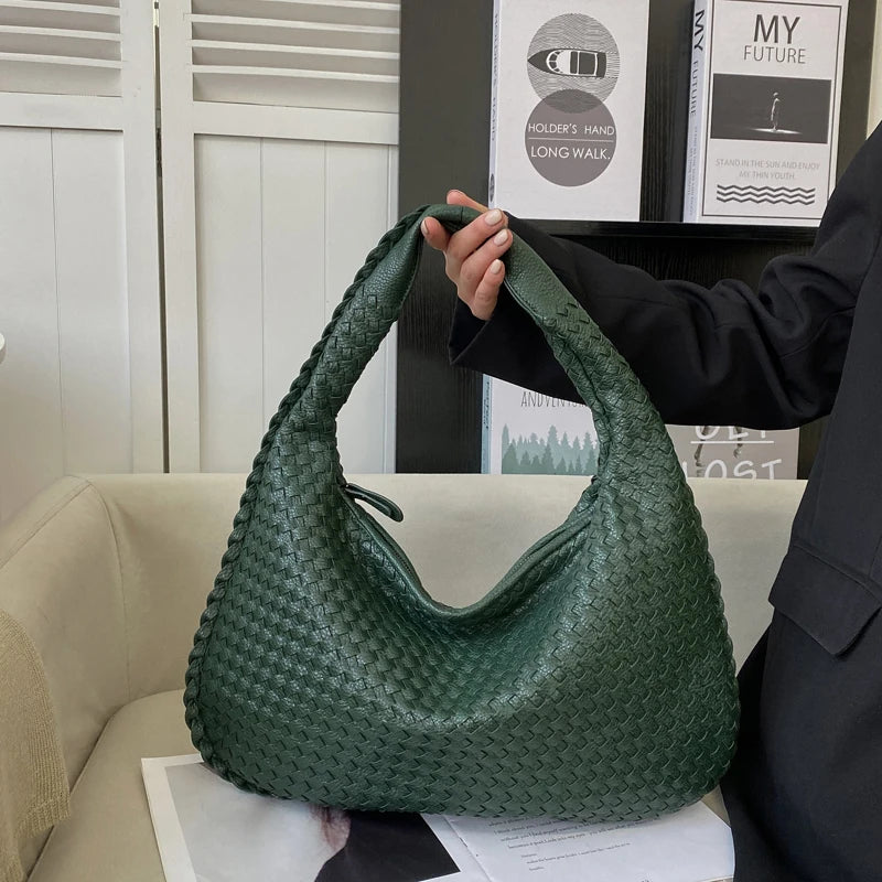 Woven PU Hobo