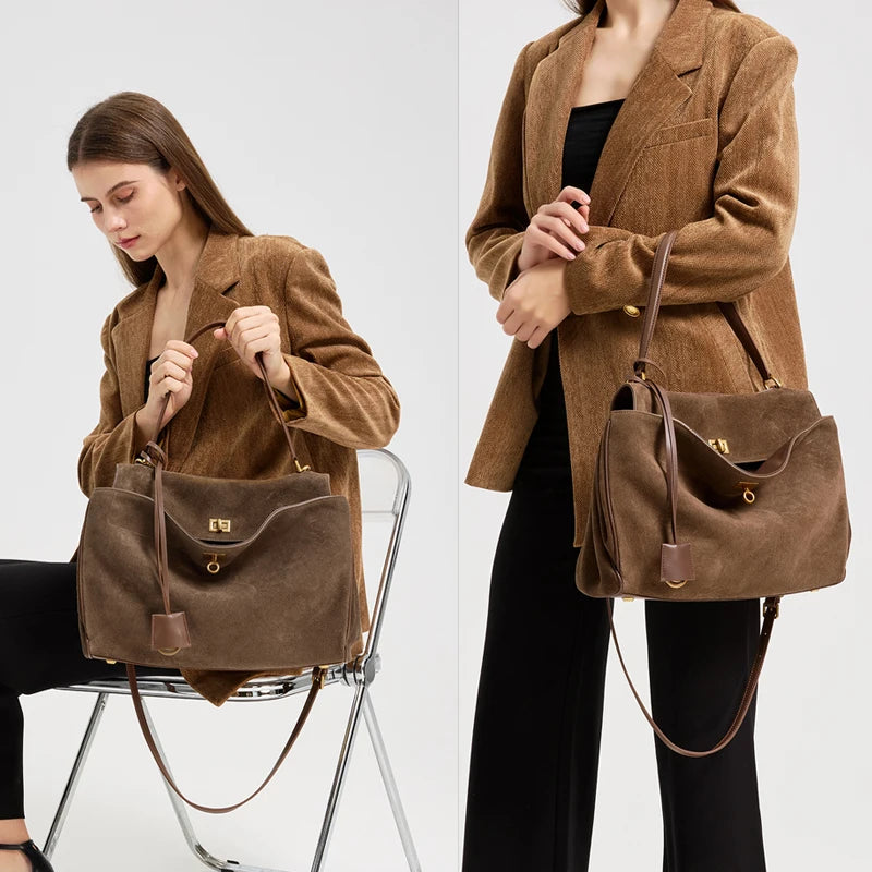 Crossbody Siena in Camoscio