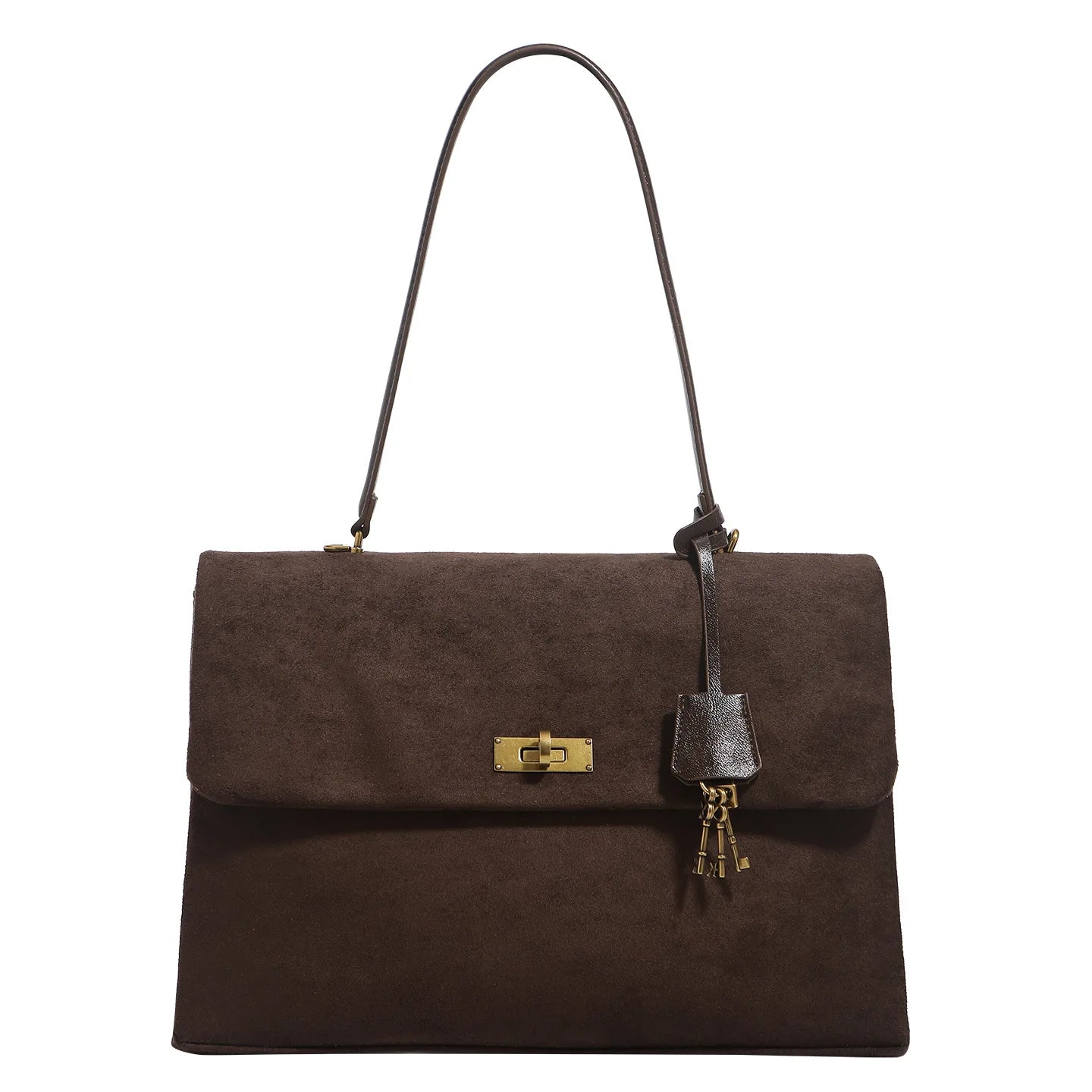 Suede Commuter Crossbody