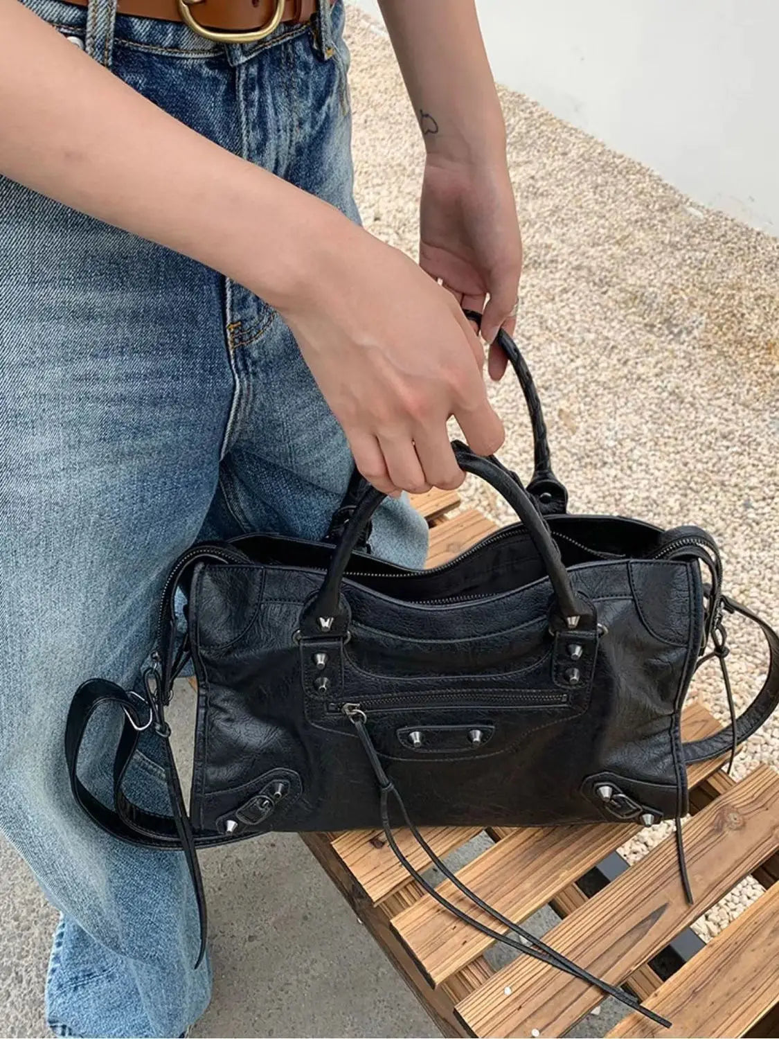 Rebel Crossbody Vegan Leather
